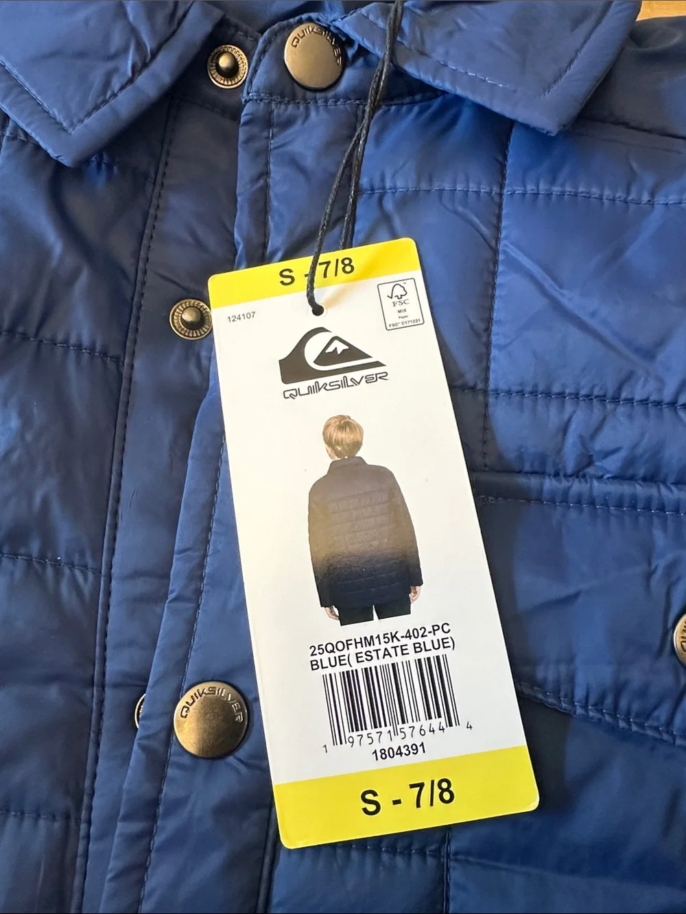Quiksilver new tags